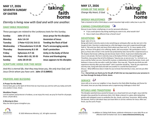 Taking Faith Home 5.17