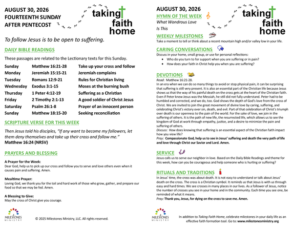 Taking Faith Home 8.30.26