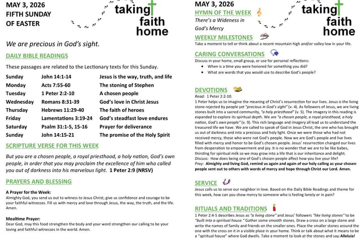 Taking Faith Home 5.3