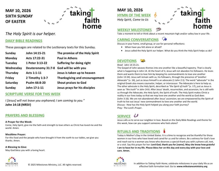 Taking Faith Home 5.10